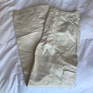 Abercrombie & Fitch Beige Cargo Pants